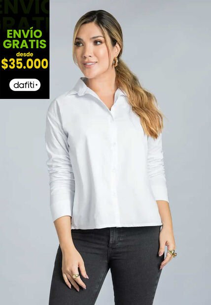 Camisa Mujer Blanco Mp 111395