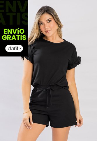 Conjunto Mujer Negro Mp 110194 MP
