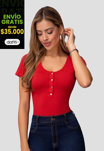 Blusa Mujer Rojo Mp 111998 MP