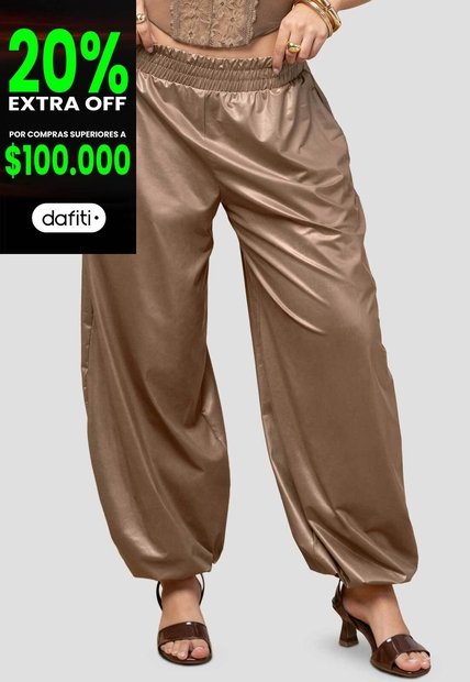 Pantalón Mujer Chocolate Mp 115384