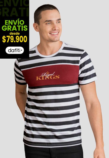 Camiseta Hombre Estampado Mp 112805