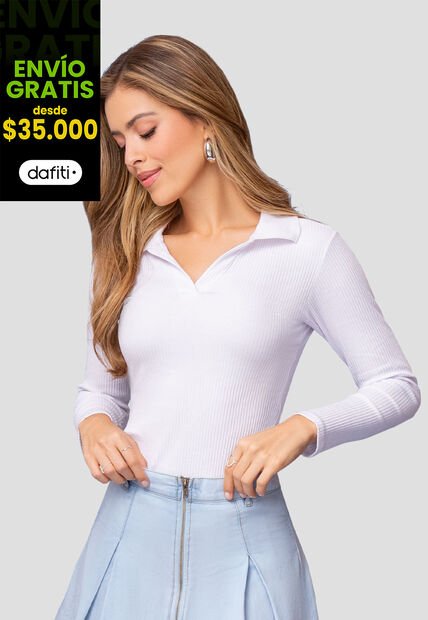 Camibuzo Mujer Blanco Mp 110850