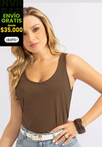 Blusa Mujer Chocolate Mp 112234