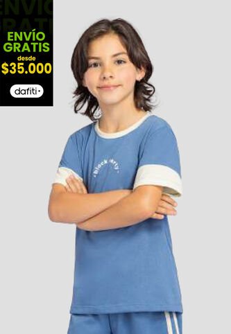 Camiseta Niños Infantil Azul Indigo Mp 111172 MP