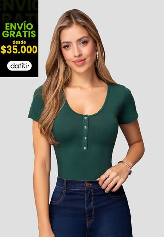 Blusa Mujer Verde Pino Mp 111998 MP