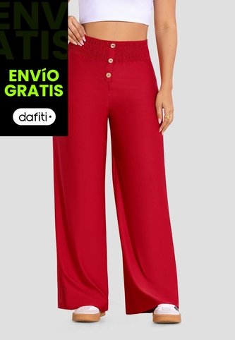 Pantalón Mujer Rojo Mp 3407 MP