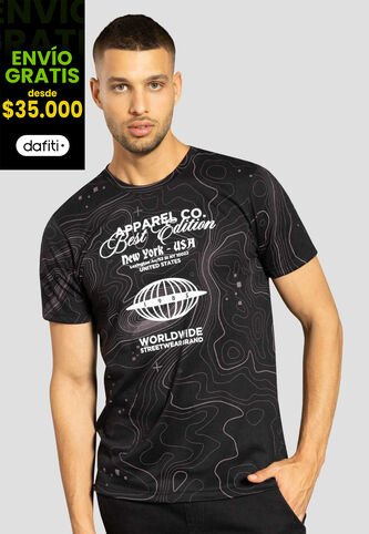 Camiseta Hombre Estampado Mp 111916 MP