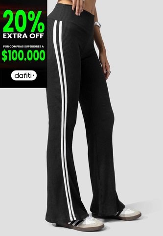 Pantalón Mujer Negro Mp 108010 MP