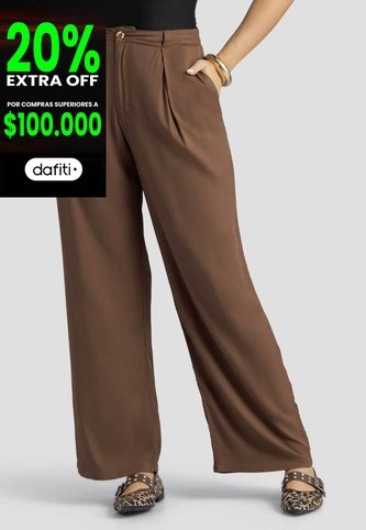 Pantalón Mujer Chocolate Mp 115196 MP