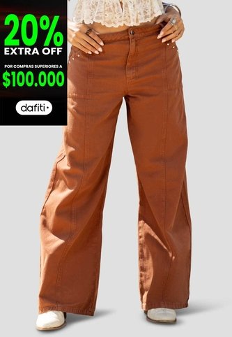 Jean Mujer Terracota Mp 115017 MP