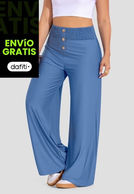 Pantalón Mujer Azul Indigo Mp 3407