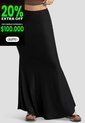 Falda Larga Mujer Negro Mp 115024 de MP