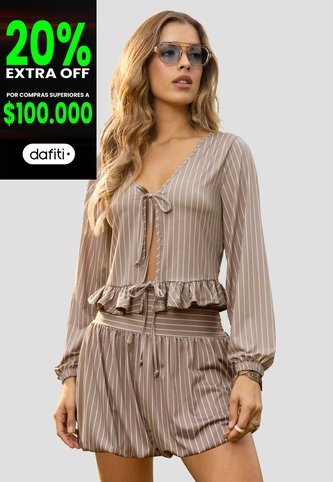 Conjunto Mujer Estampado Mp 115199 MP
