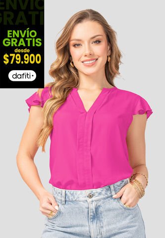 Blusa Mujer Magenta Vivo Mp 107845 MP