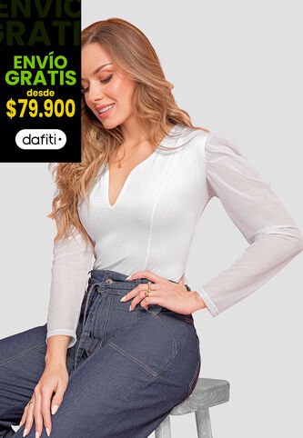 Blusa Mujer Blanco Mp 106970 MP