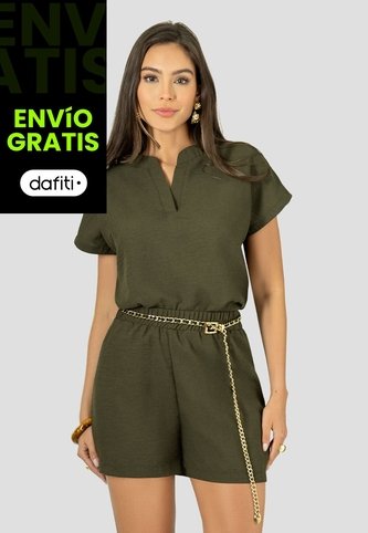 Conjunto Mujer Verde Militar Mp 112891 MP