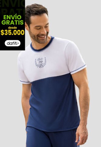 Camiseta Hombre Azul Profundo Mp 110752 MP