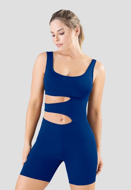 Enterizo Corto Mujer Azul Mp 102461