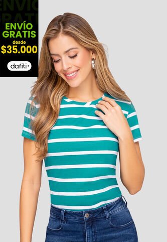 Camiseta Mujer Estampado Mp 112032 MP