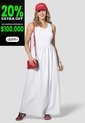Vestido Largo Mujer Blanco Mp 114652 de MP