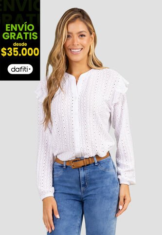 Camisa Mujer Blanco Mp 110535 MP