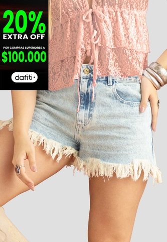 Short Mujer Azul Claro Mp 114550 MP