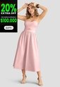 Vestido Largo Mujer Rosa Polvo Mp 114992 de MP