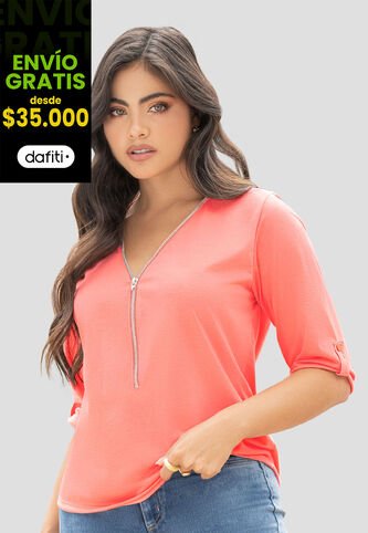Blusa Mujer Salmon Mp 110678 MP