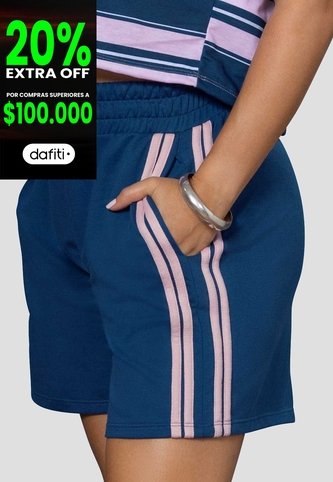 Bermuda Short Mujer Azul Profundo Mp 115007 MP