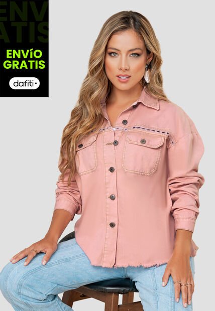 Chaqueta Mujer Rosa Mp 103395