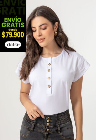 Blusa Mujer Blanco Mp 103990 MP