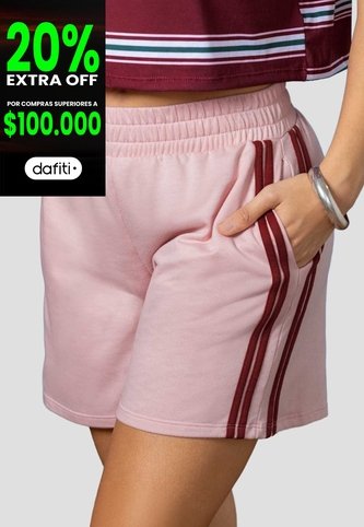 Bermuda Short Mujer Rosa Polvo Mp 115007 MP