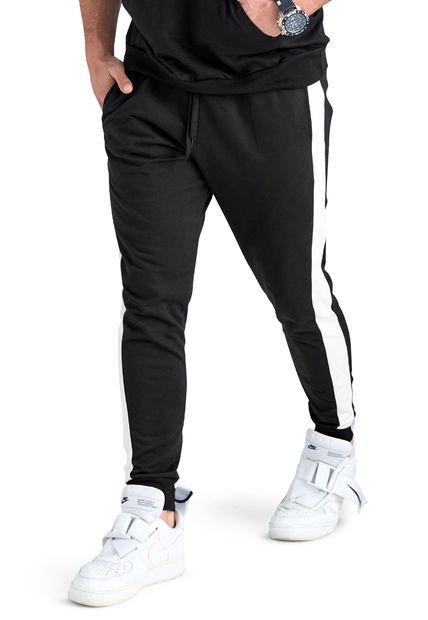 Jogger Hombre Negro Mp 86766