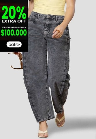 Pantalón Mujer Gris Oscuro Mp 114846 MP