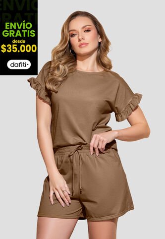 Conjunto Mujer Chocolate Mp 110194 MP