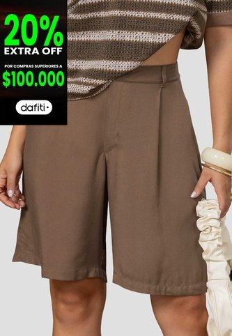 Bermuda Mujer Chocolate Mp 114703 MP