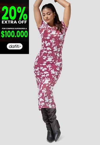Vestido Largo Mujer Estampado Mp 114994 MP