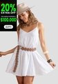 Vestido Corto Mujer Blanco Mp 114665 de MP