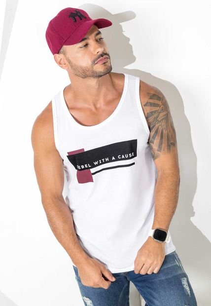 Camisilla Hombre Blanco Mp 2846