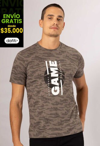 Camiseta Hombre Estampado Mp 111918 MP