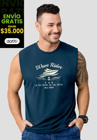 Camisilla Hombre Azul Profundo Mp 110528 MP