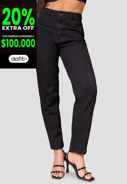 Jean Mujer Negro Mp 114658
