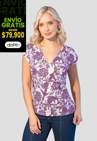 Blusa Mujer Estampado Mp 107546 MP