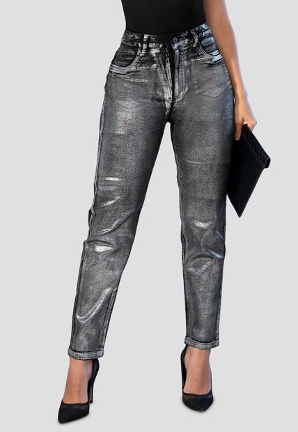Jean Mujer Plateado Mp 105370