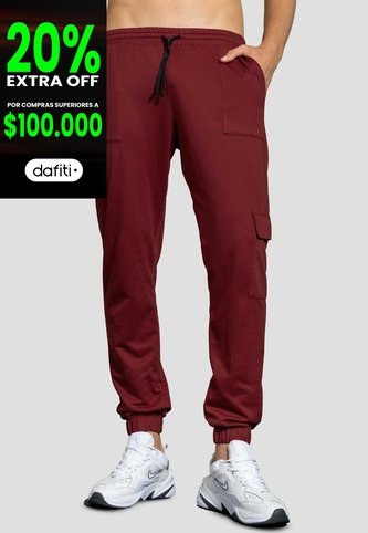 Jogger Hombre Merlot Mp 104553 MP