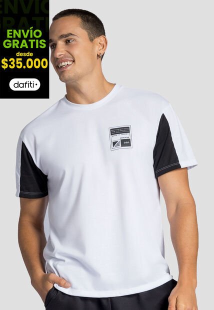 Camiseta Hombre Bicolor Mp 111242