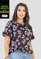 Blusa Mujer Estampado Mora Oscuro Mp 112218 de MP