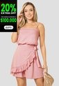Vestido Corto Mujer Rosa Polvo Mp 114616 de MP