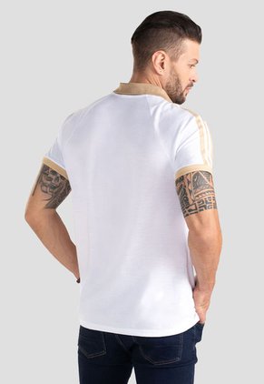 Polo Hombre Blanco Mp 100121