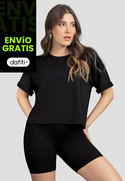 Conjunto Mujer Negro Mp 110978